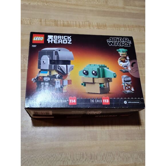 Lego Star Wars Brick Headz 75317 The Child & The Mandalorian Still Sealed - Picture 2 of 2